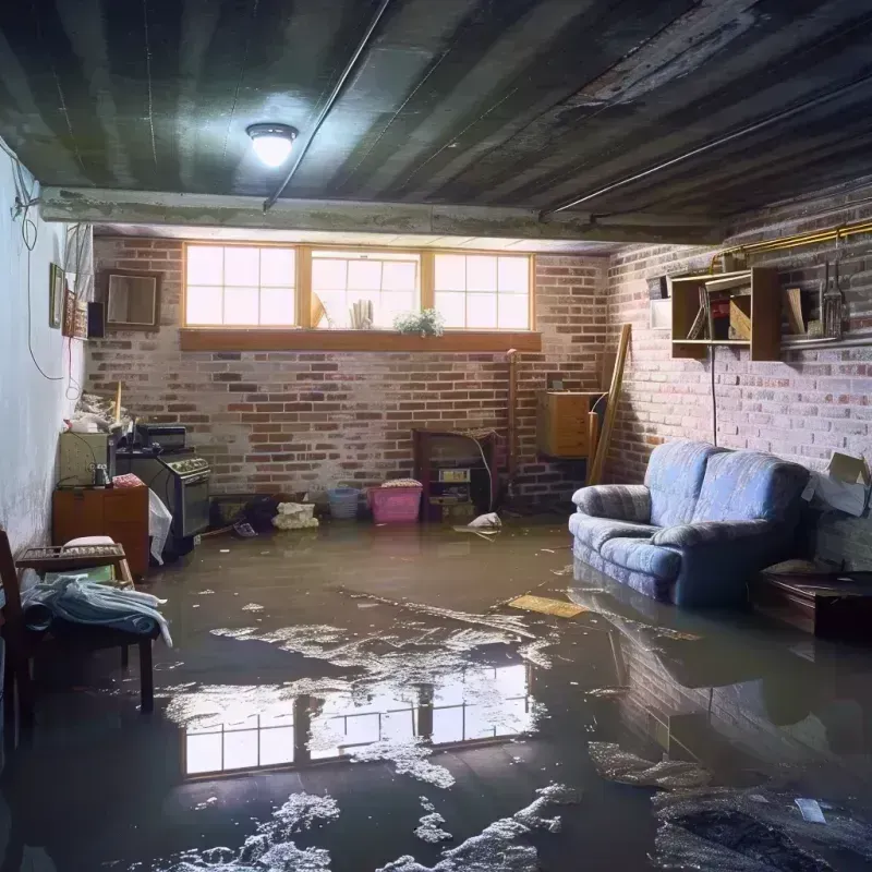 Flooded Basement Cleanup in London, OH